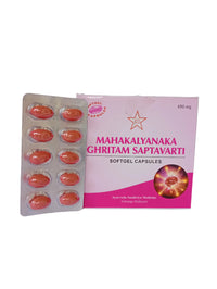 Mahakalyanaka Ghritam Saptavarti Soft gel Capsules