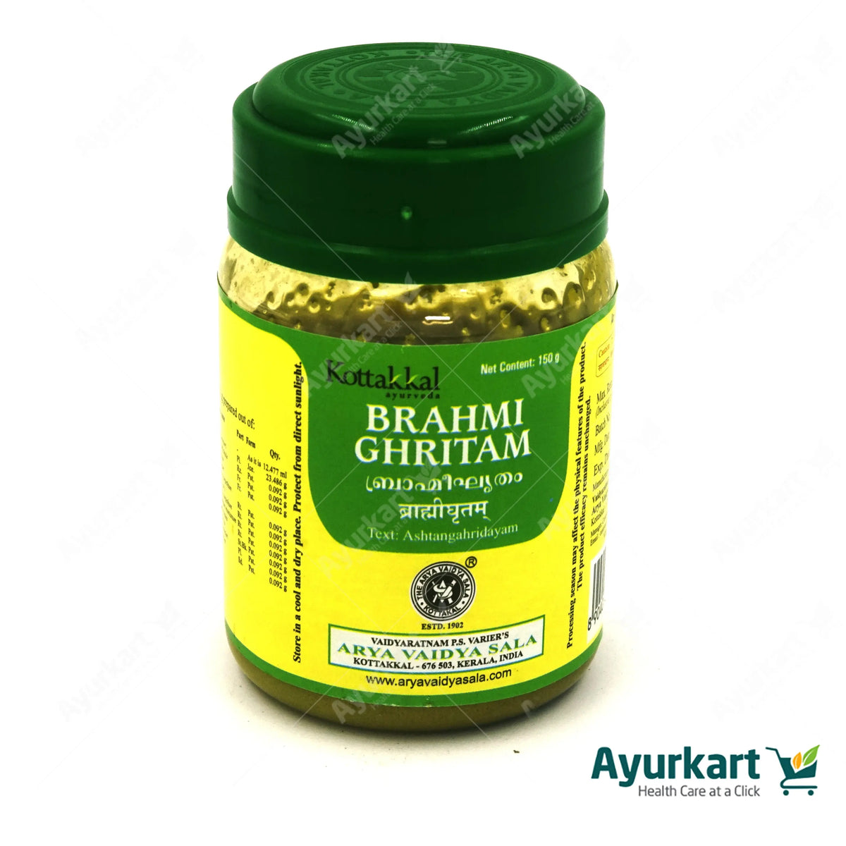 Brahmi Ghritam - 150GM - Kottakkal | Ayur Kart