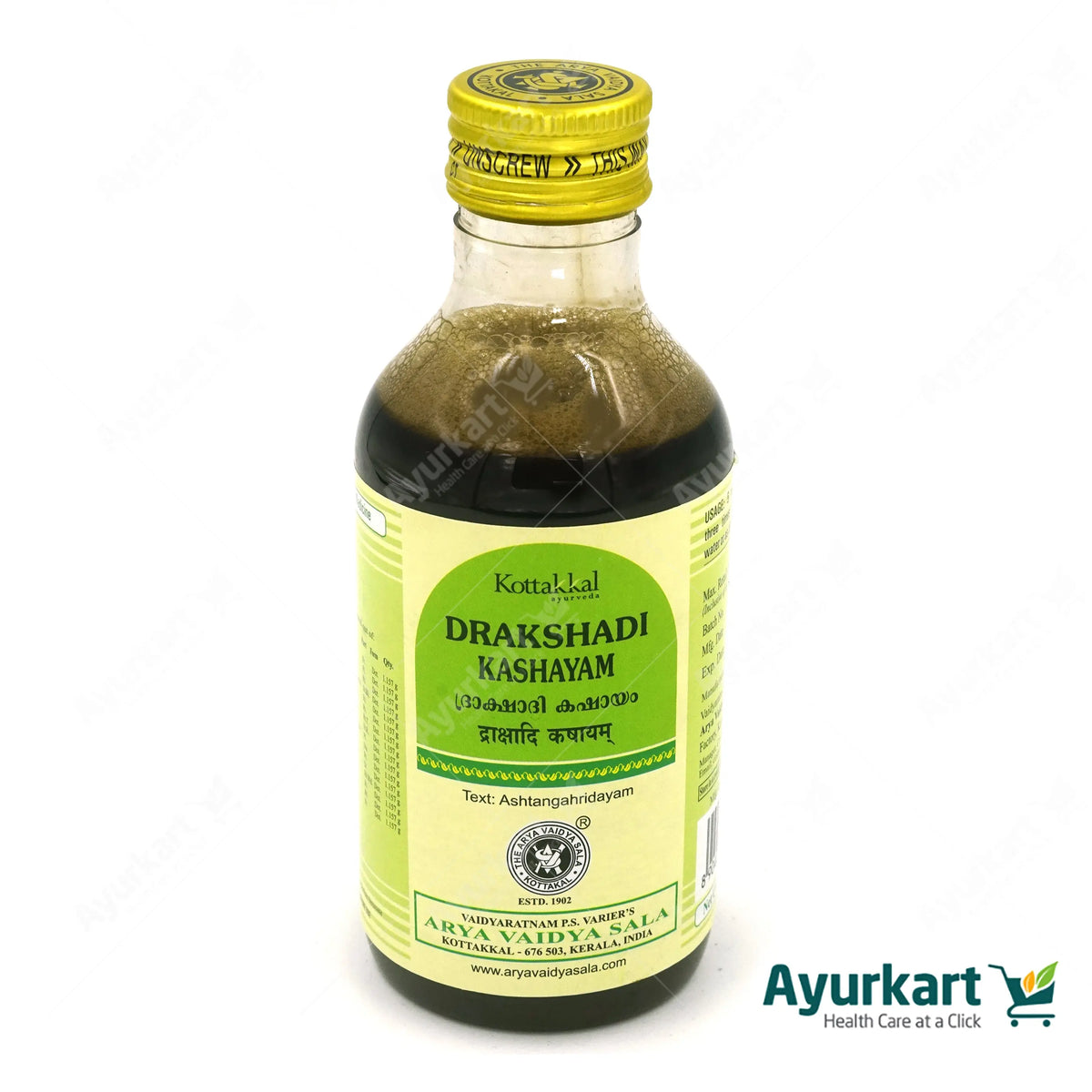 Drakshadi Kashayam - 200ML - Kottakkal | Ayur Kart