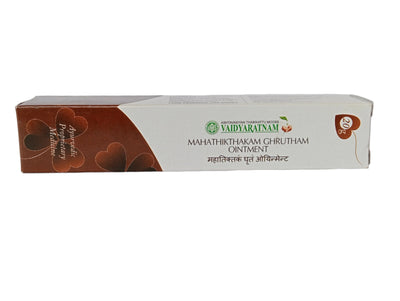 Mahathikthakam Grutham Ointment, Ayurvedic skin ointment, Vaidyaratnam