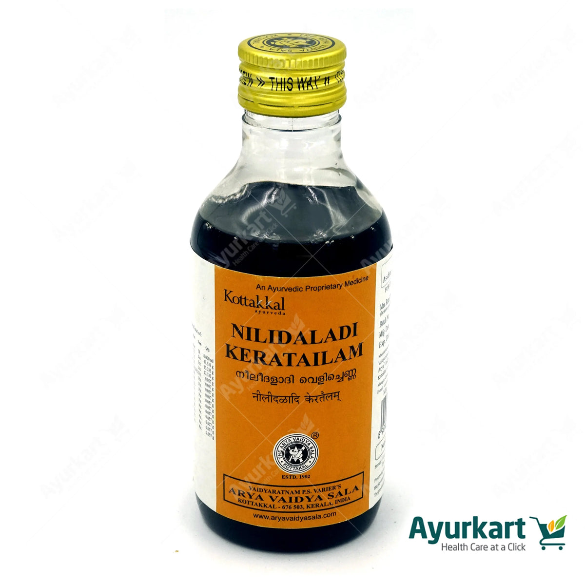 Nalpamaradi Tailam - 200ML- Kottakkal | Ayur Kart