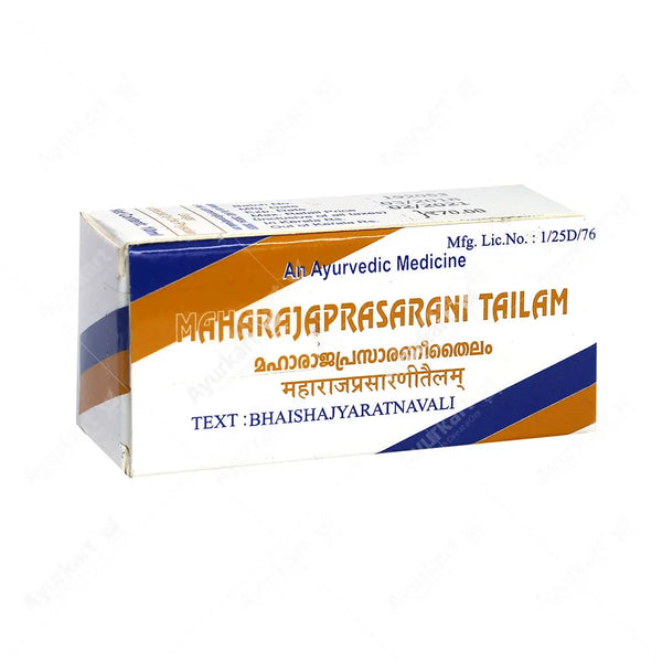 Maharajaprasarani Tailam 10ml bottle from Kottakkal - www.ayurkart.com