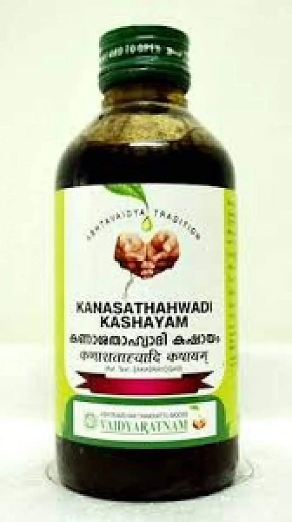 Vaidyaratnam Kanasathahwadi Kashayam 200ML bottle